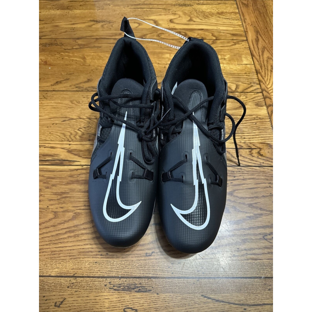 Nike Alpha Menace Pro 3 Shadow Black Football Cleats CT6649-010 Men’s Sz 14 NEW